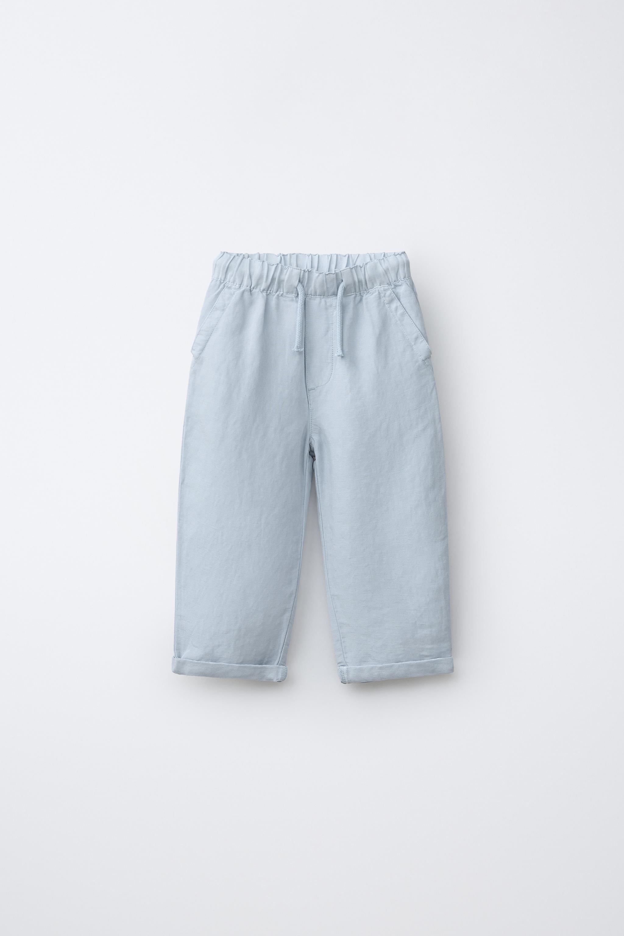 PANTALON FLUIDE AVEC LIN